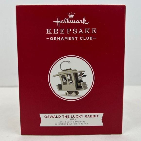 2018 Hallmark Oswald the Lucky Rabbit Keepsake Ornament SIGNED ~ NIB - Picture 1 of 8